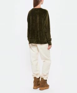 MAJESTIC FILATURES Pull Coton Olive -Boutique MAJESTIC FILATURES unnamed file 347
