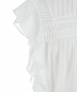 Alternative view of ISABEL MARANT ÉTOILE Top Layona Coton Organique Blanc