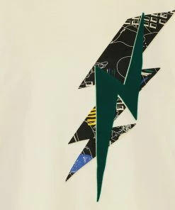 Alternative view of ISABEL MARANT ÉTOILE Tee-shirt Zileyna Coton Écru Vert