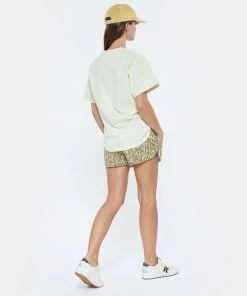 ISABEL MARANT ÉTOILE Tee-shirt Zileyna Coton Écru Vert -Boutique MAJESTIC FILATURES unnamed file 3505