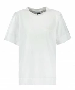 GANNI Tee-shirt Software Jersey Blanc