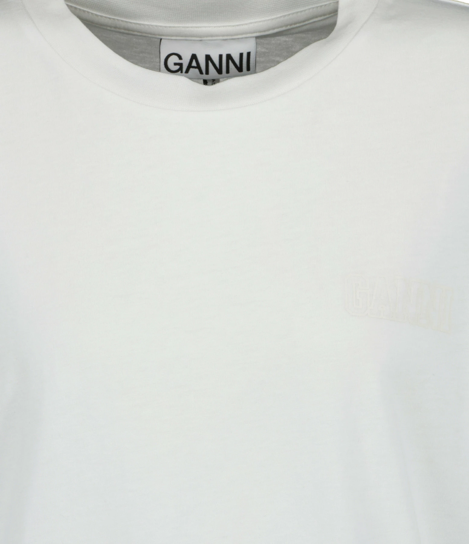 GANNI Tee-shirt Software Jersey Blanc 4 GANNI Tee-shirt Software Jersey Blanc – Image 2