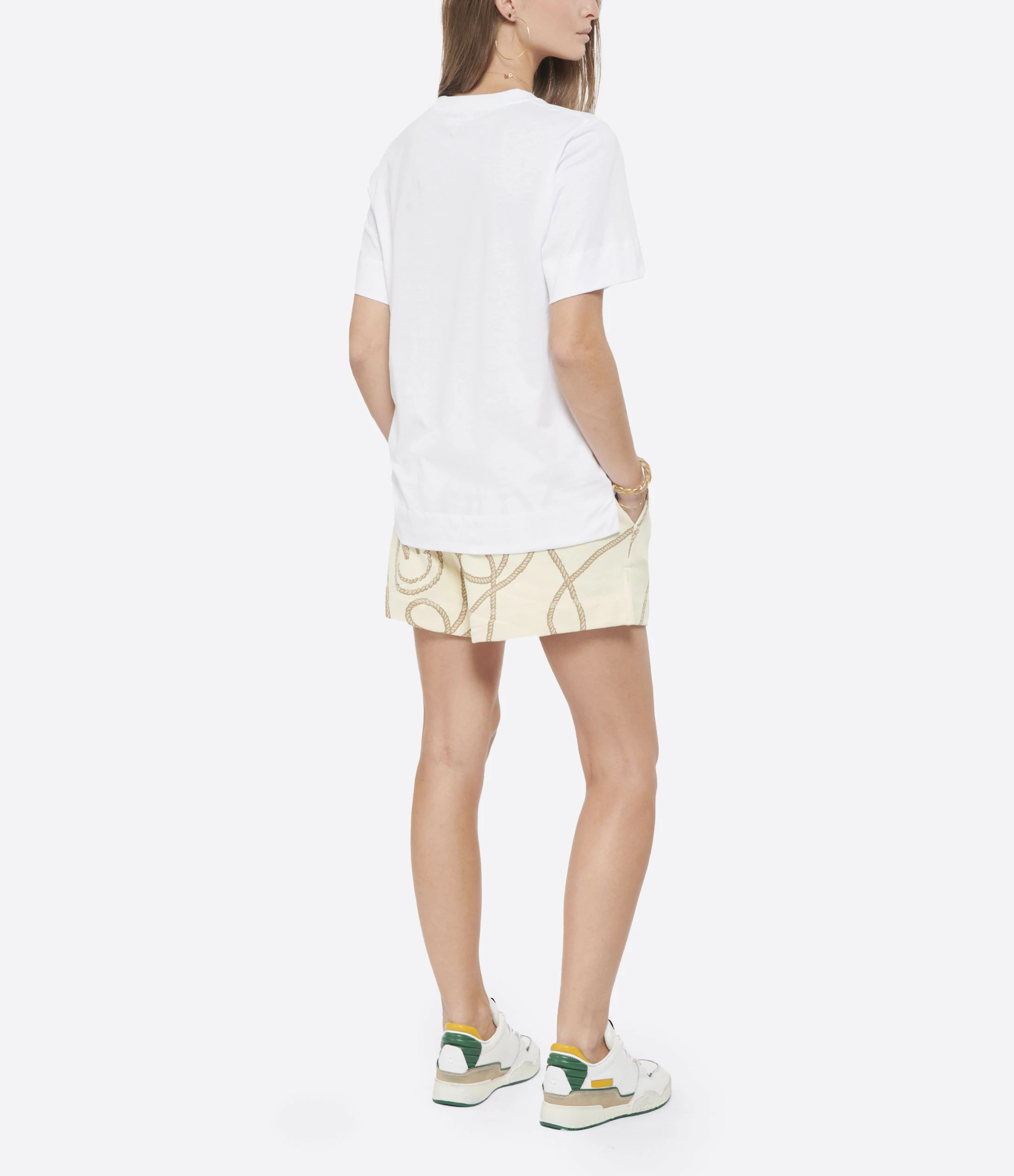 GANNI Tee-shirt Software Jersey Blanc 7 GANNI Tee-shirt Software Jersey Blanc – Image 5