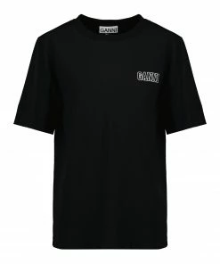 GANNI Tee-shirt Software Jersey Noir