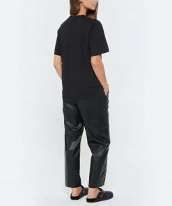 GANNI Tee-shirt Software Jersey Noir 11 GANNI Tee-shirt Software Jersey Noir -Boutique MAJESTIC FILATURES unnamed file 3515
