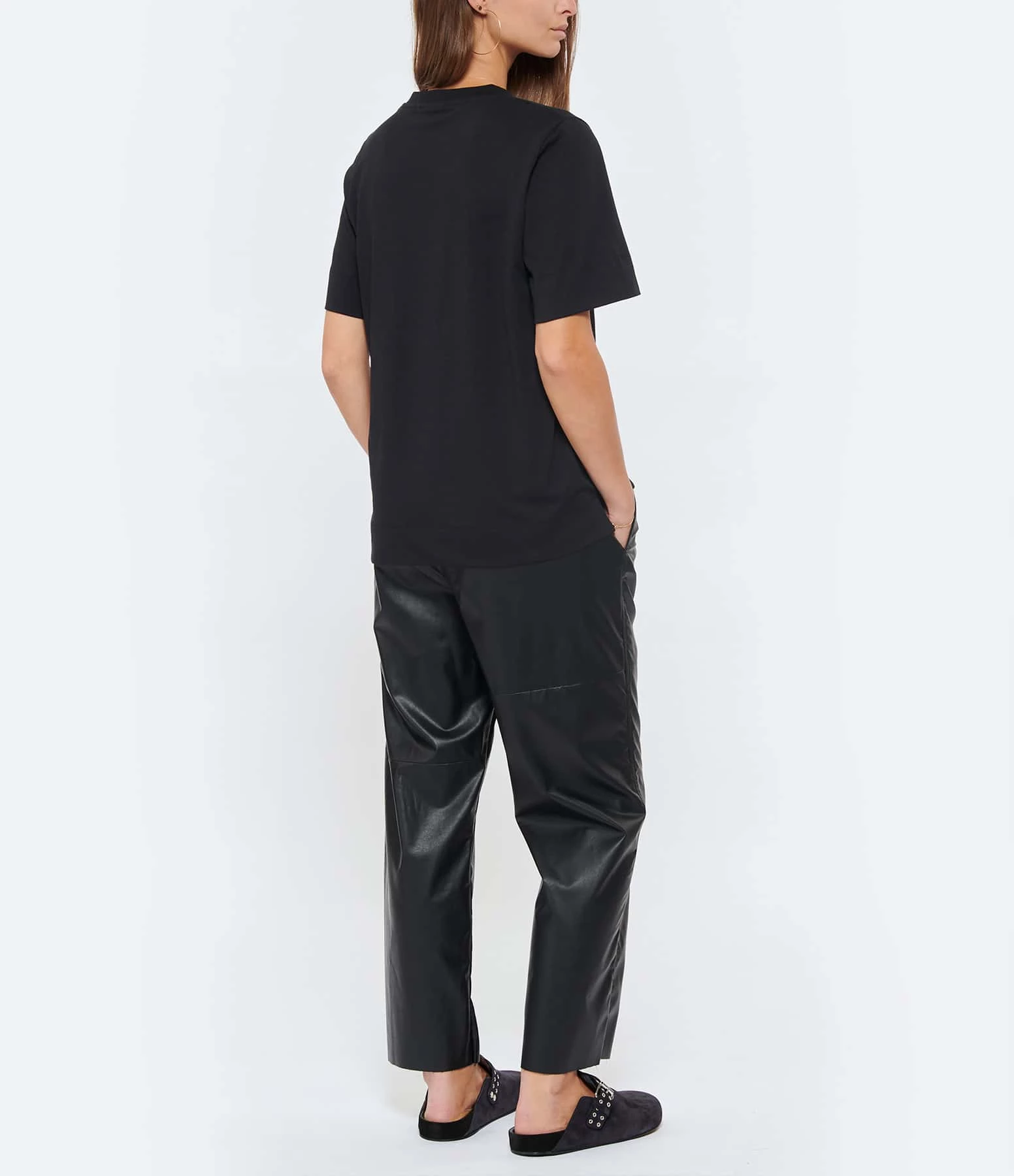 GANNI Tee-shirt Software Jersey Noir 7 GANNI Tee-shirt Software Jersey Noir – Image 5