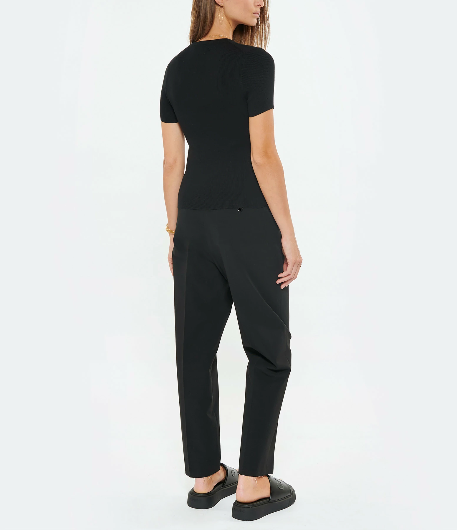 NILI LOTAN Tee-shirt Wells Noir 7 NILI LOTAN Tee-shirt Wells Noir – Image 5