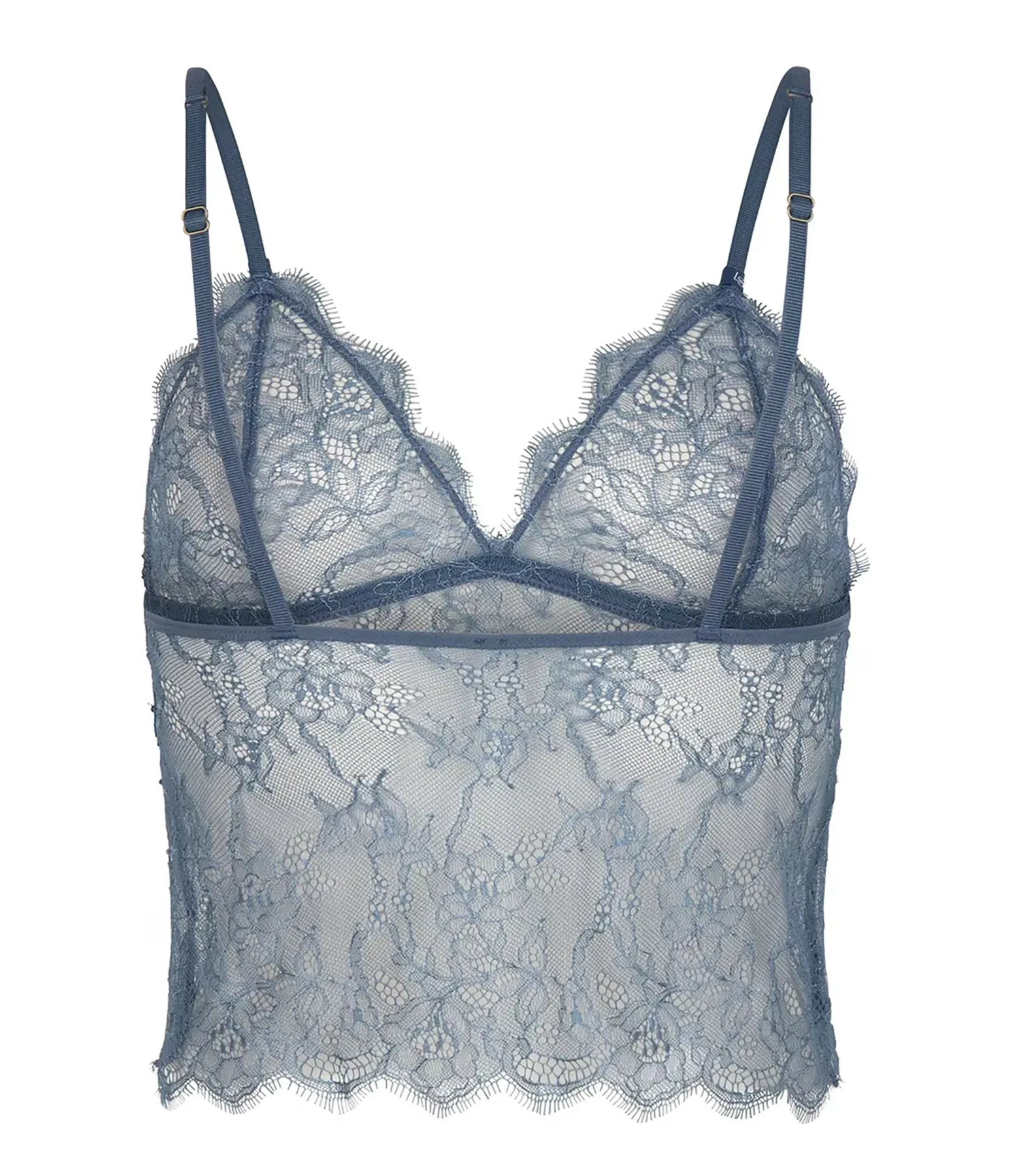 LOVE STORIES Caraco Dawn Long Dentelle Bleu Foncé 4 LOVE STORIES Caraco Dawn Long Dentelle Bleu Foncé – Image 2