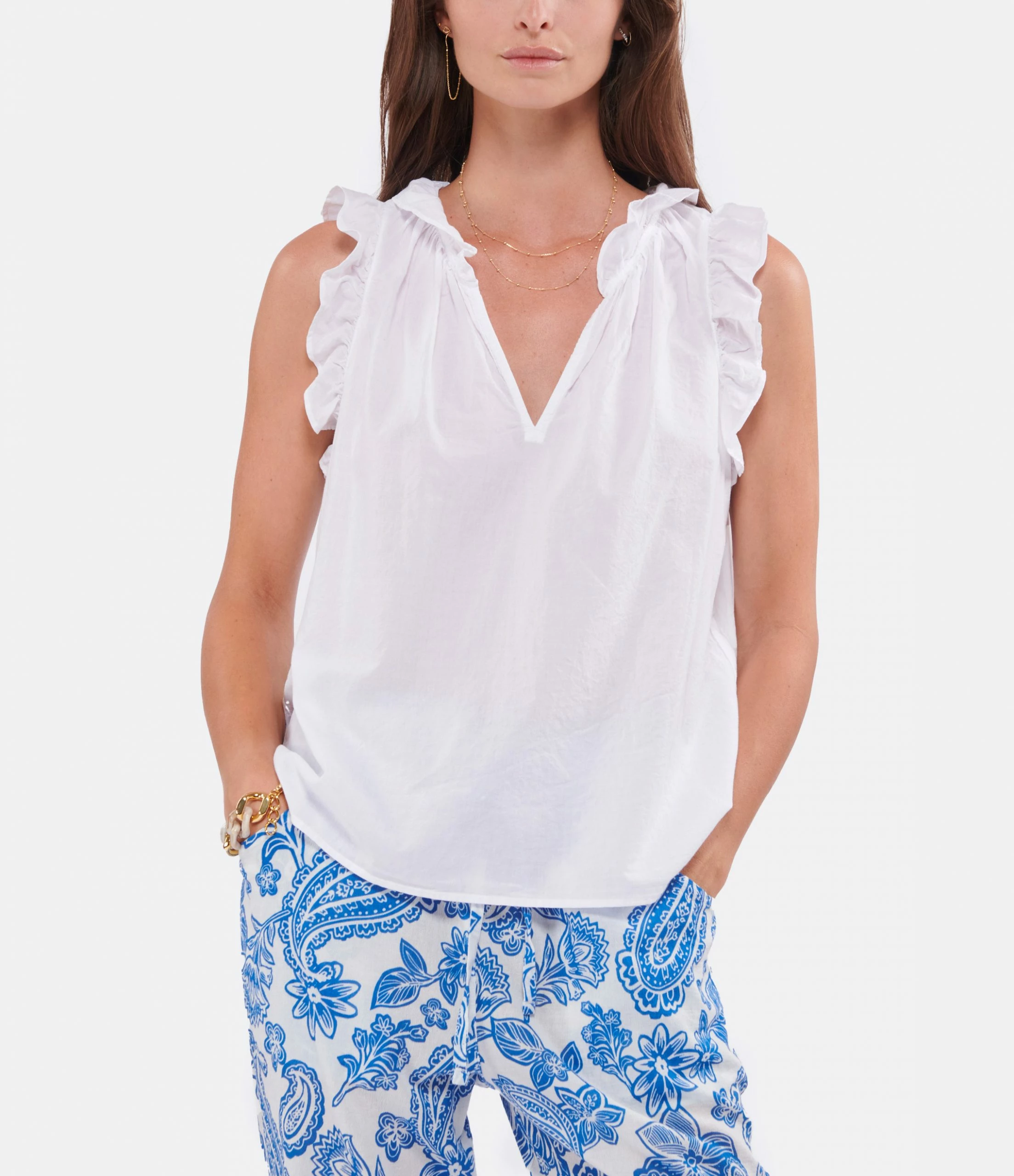 XIRENA Top Bex Blanc 5 XIRENA Top Bex Blanc – Image 3