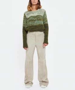 ROBERTO COLLINA Pull Col Rond Laine Vert -Boutique MAJESTIC FILATURES unnamed file 354