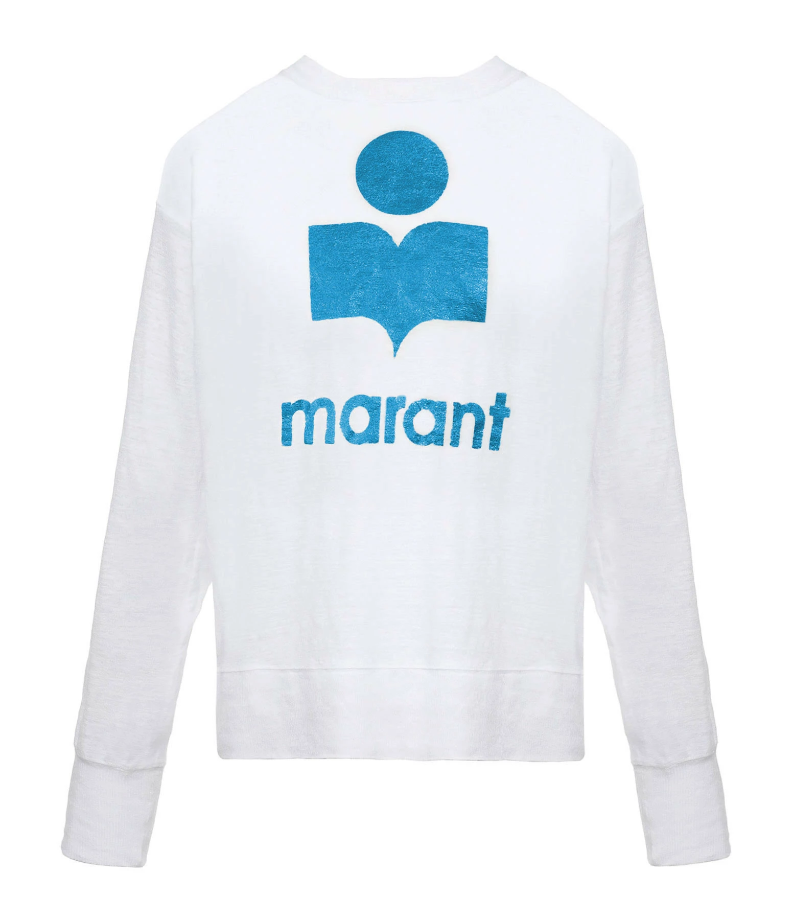 ISABEL MARANT ÉTOILE Tee-shirt Klowia Lin Blanc Bleu 3 ISABEL MARANT ÉTOILE Tee-shirt Klowia Lin Blanc Bleu