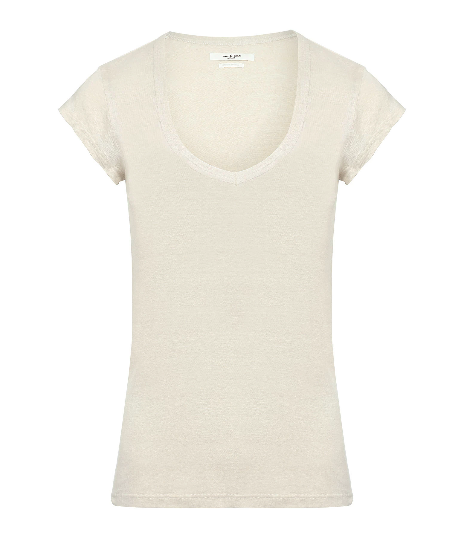 ISABEL MARANT ÉTOILE Tee-shirt Zankou Lin Écru 3 ISABEL MARANT ÉTOILE Tee-shirt Zankou Lin Écru