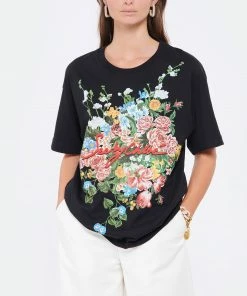 SEE BY CHLOE Tee-shirt Coton Noir -Boutique MAJESTIC FILATURES unnamed file 3586