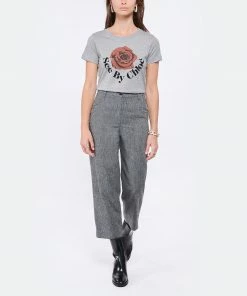 SEE BY CHLOE Tee-shirt Coton Gris 10 SEE BY CHLOE Tee-shirt Coton Gris -Boutique MAJESTIC FILATURES unnamed file 3597