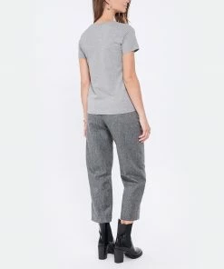 SEE BY CHLOE Tee-shirt Coton Gris 11 SEE BY CHLOE Tee-shirt Coton Gris -Boutique MAJESTIC FILATURES unnamed file 3598