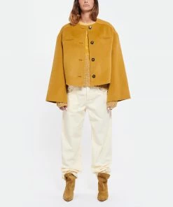 ROBERTO COLLINA Pull Col Rond Laine Doré Sable 13 ROBERTO COLLINA Pull Col Rond Laine Doré Sable -Boutique MAJESTIC FILATURES unnamed file 360