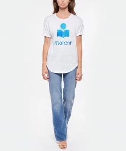 ISABEL MARANT ÉTOILE Tee-shirt Koldi Lin Blanc Bleu -Boutique MAJESTIC FILATURES unnamed file 3608