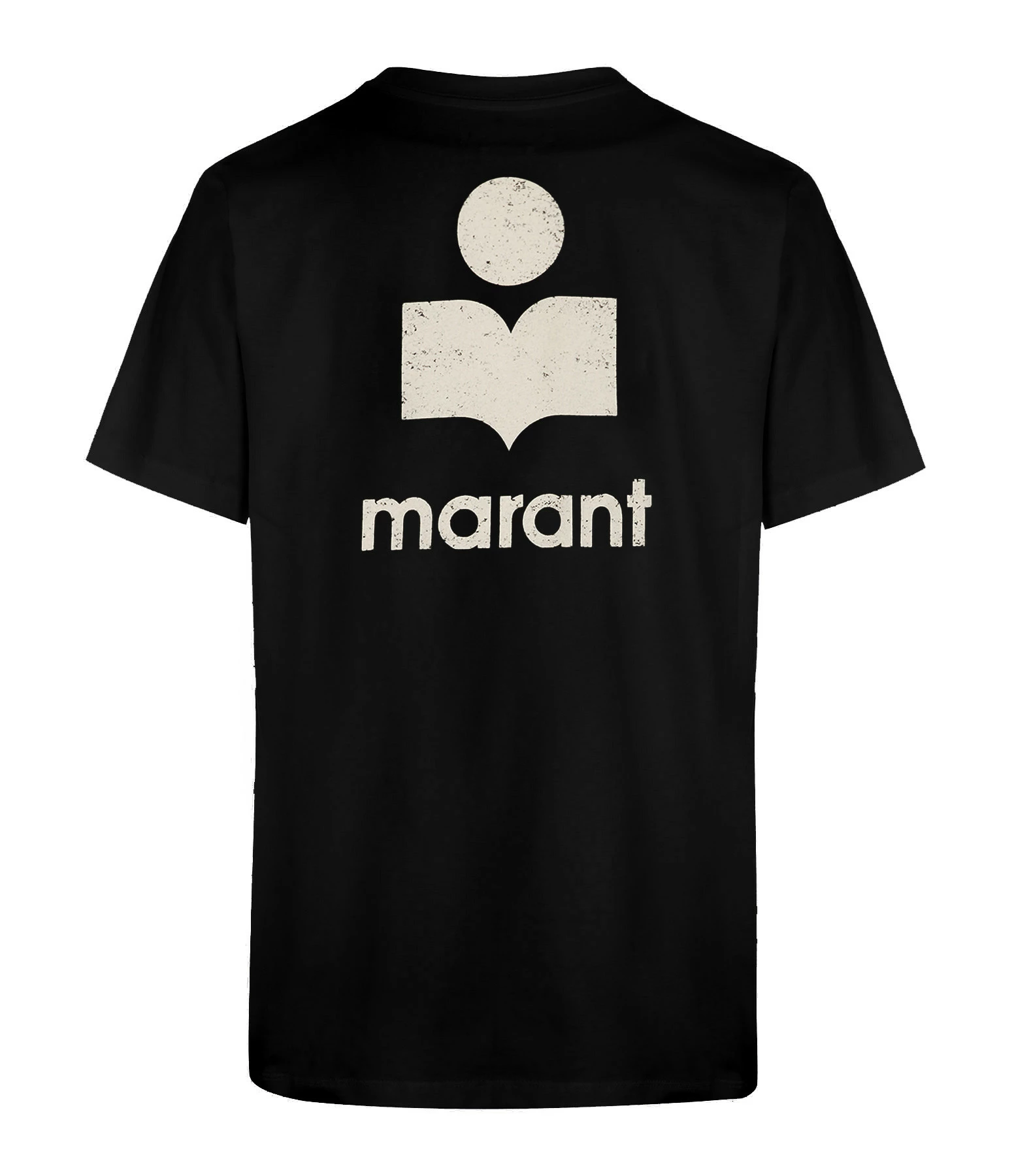 ISABEL MARANT ÉTOILE Tee-shirt Zewel Coton Organique Noir Écru 4 ISABEL MARANT ÉTOILE Tee-shirt Zewel Coton Organique Noir Écru – Image 2