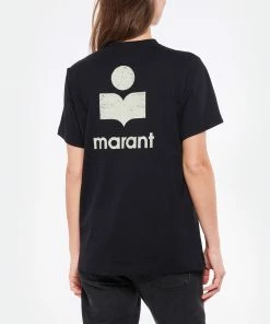ISABEL MARANT ÉTOILE Tee-shirt Zewel Coton Organique Noir Écru 9 ISABEL MARANT ÉTOILE Tee-shirt Zewel Coton Organique Noir Écru -Boutique MAJESTIC FILATURES unnamed file 3612