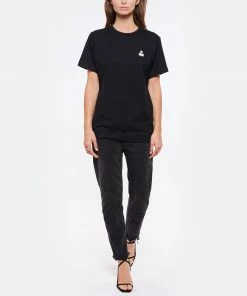 ISABEL MARANT ÉTOILE Tee-shirt Zewel Coton Organique Noir Écru 10 ISABEL MARANT ÉTOILE Tee-shirt Zewel Coton Organique Noir Écru -Boutique MAJESTIC FILATURES unnamed file 3613