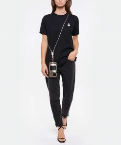 ISABEL MARANT ÉTOILE Tee-shirt Zewel Coton Organique Noir Écru 11 ISABEL MARANT ÉTOILE Tee-shirt Zewel Coton Organique Noir Écru -Boutique MAJESTIC FILATURES unnamed file 3614