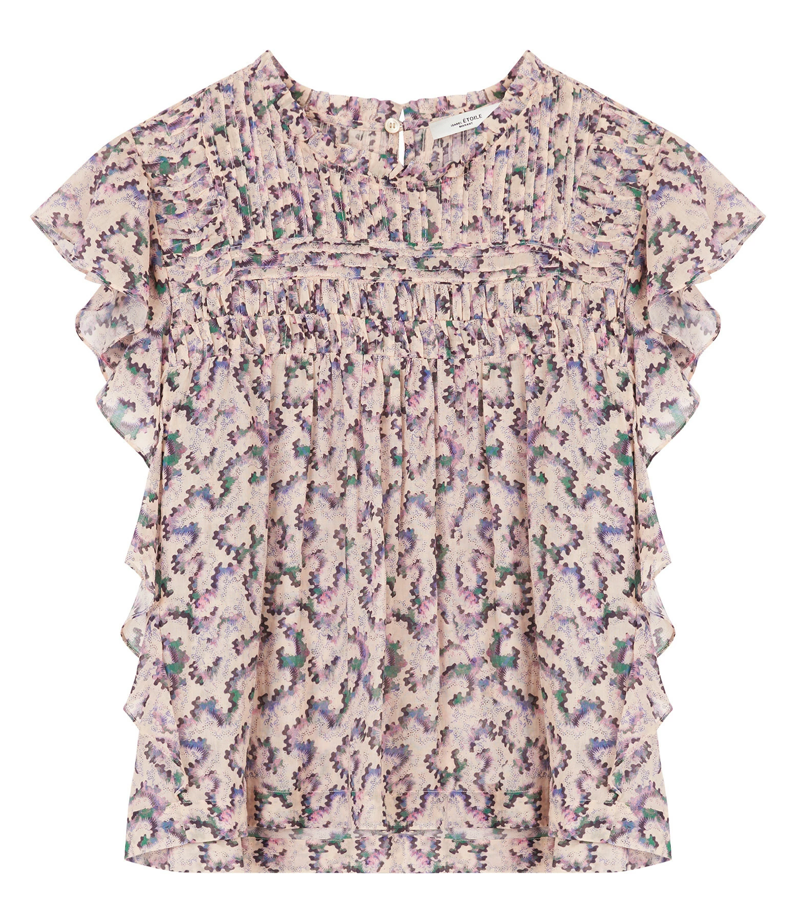 ISABEL MARANT ÉTOILE Top Ilayona Coton Organique Rose 3 ISABEL MARANT ÉTOILE Top Ilayona Coton Organique Rose
