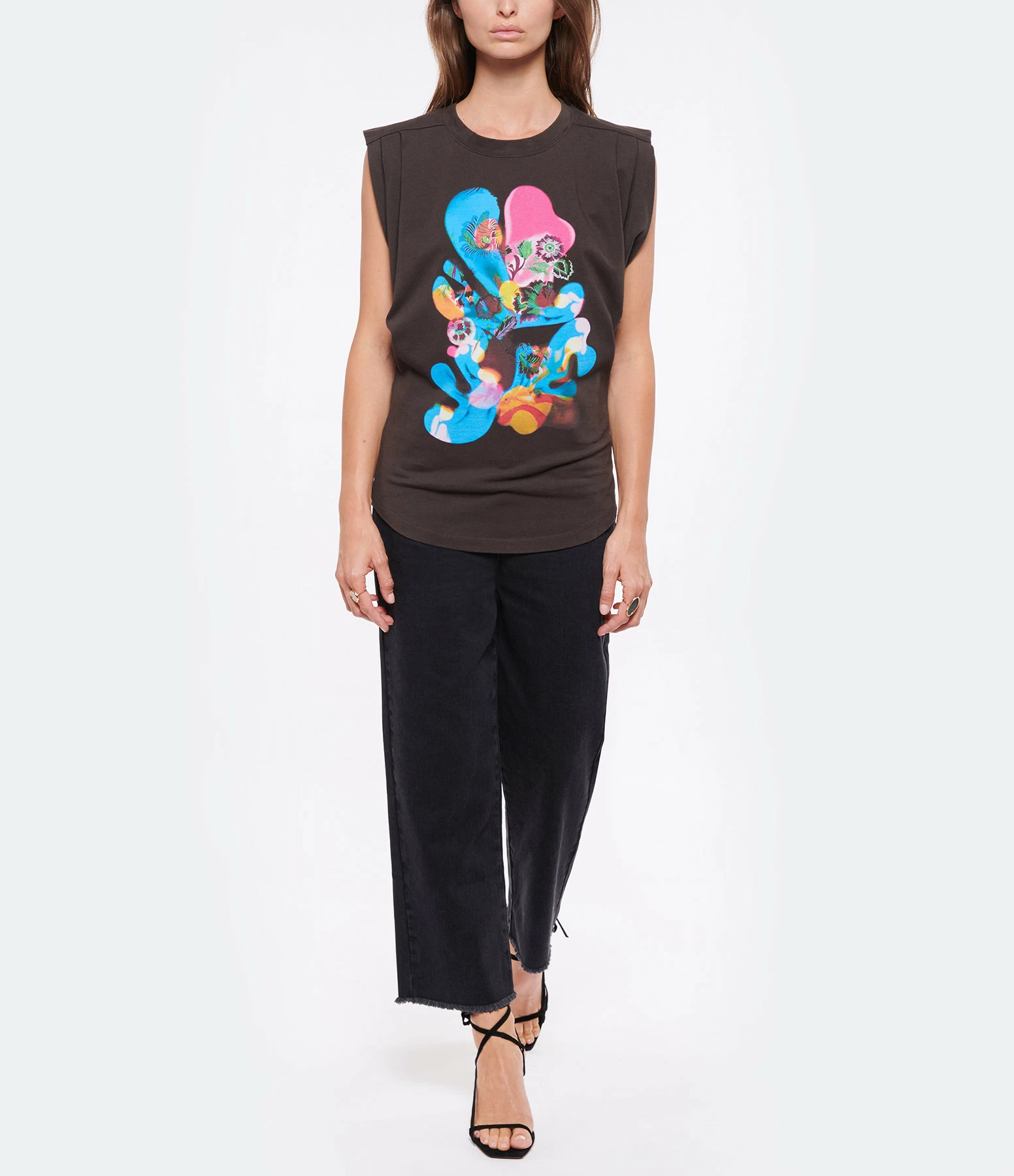 ISABEL MARANT Tee-shirt Zutteni Coton Noir Délavé 6 ISABEL MARANT Tee-shirt Zutteni Coton Noir Délavé – Image 4