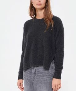 CT PLAGE Pull Col Rond Raccoon Gris -Boutique MAJESTIC FILATURES unnamed file 363