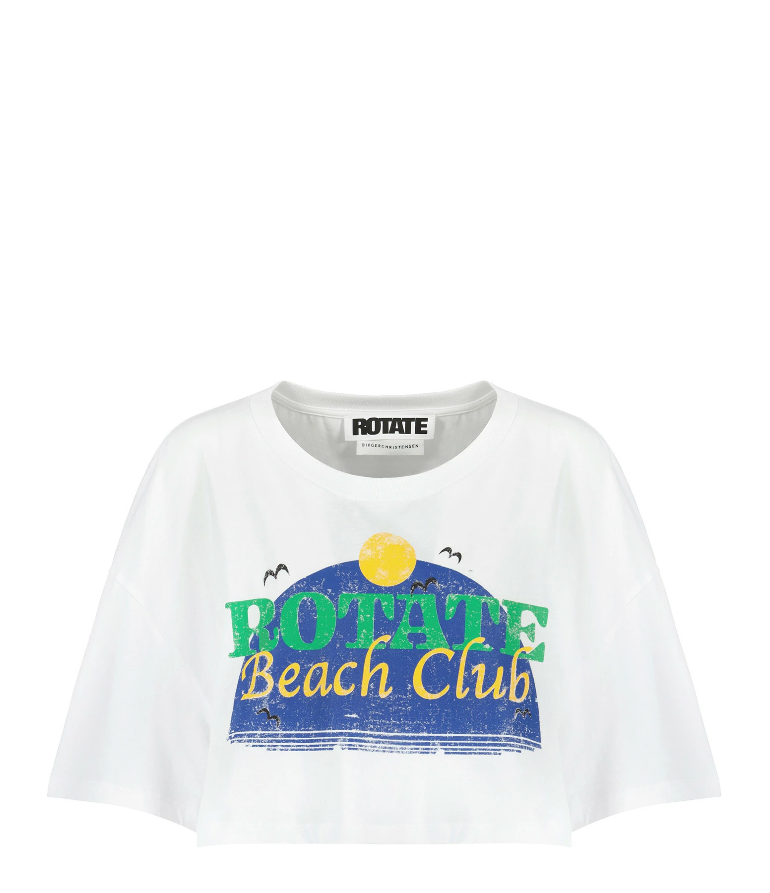 ROTATE Tee-shirt Tyra Coton Blanc 3 ROTATE Tee-shirt Tyra Coton Blanc