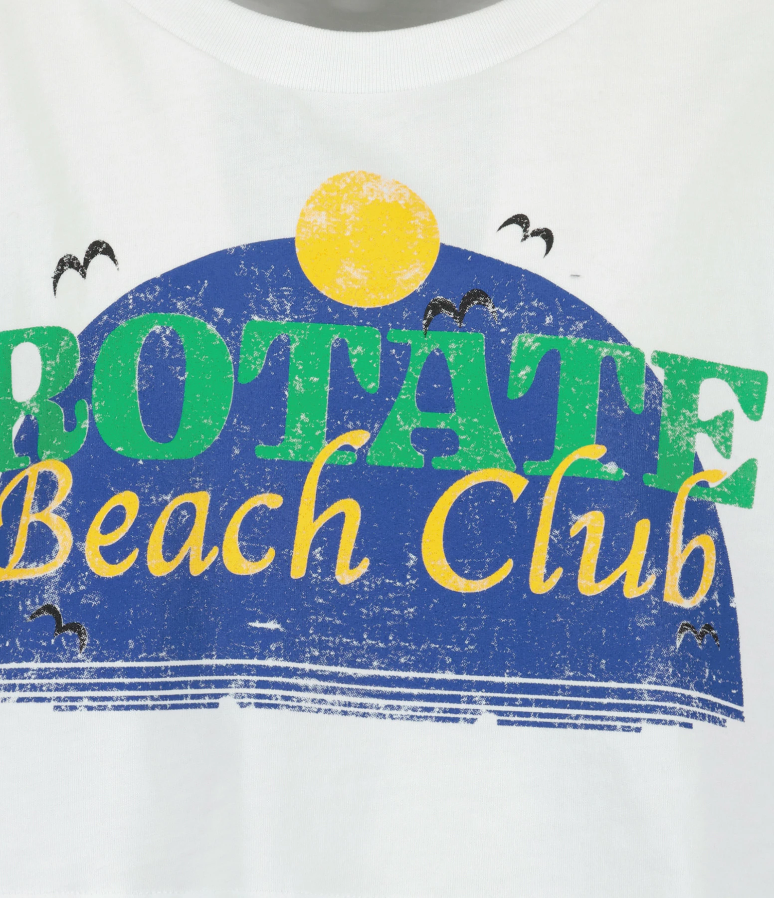 ROTATE Tee-shirt Tyra Coton Blanc 4 ROTATE Tee-shirt Tyra Coton Blanc – Image 2