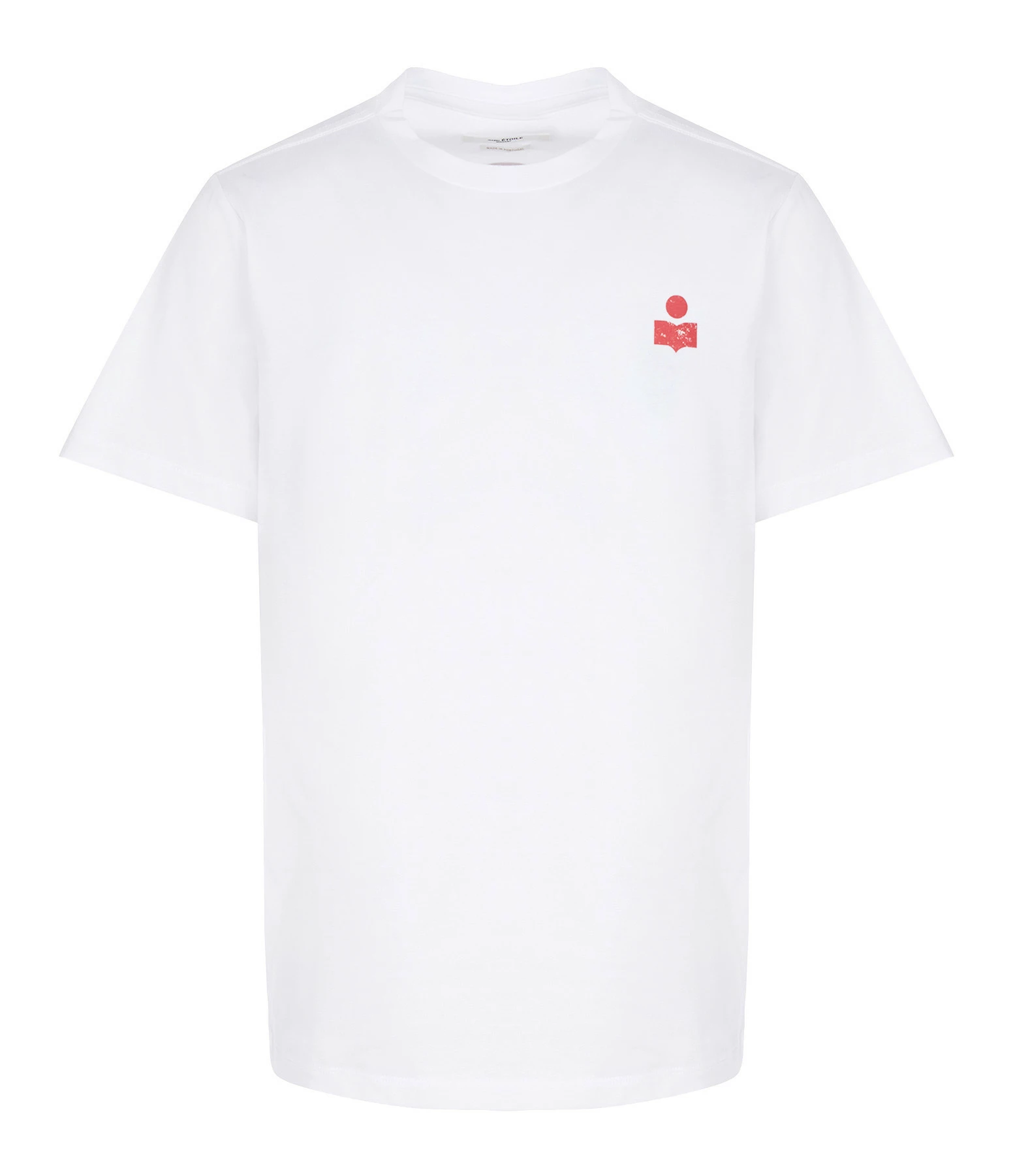 ISABEL MARANT ÉTOILE Tee-shirt Zewel Coton Organique Blanc Framboise 3 ISABEL MARANT ÉTOILE Tee-shirt Zewel Coton Organique Blanc Framboise