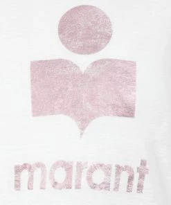 Alternative view of ISABEL MARANT ÉTOILE Tee-shirt Koldi Lin Blanc Rose
