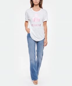 ISABEL MARANT ÉTOILE Tee-shirt Koldi Lin Blanc Rose -Boutique MAJESTIC FILATURES unnamed file 3664