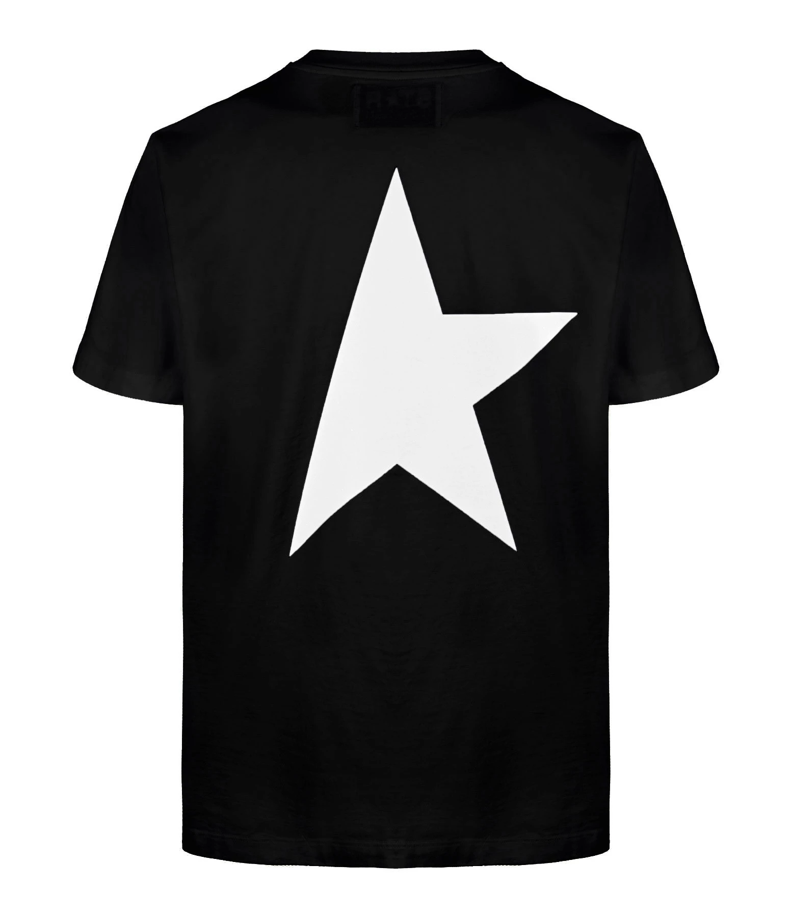 GOLDEN GOOSE Tee-shirt Big Star Coton Noir Blanc 4 GOLDEN GOOSE Tee-shirt Big Star Coton Noir Blanc – Image 2