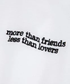 Alternative view of MAISON LABICHE Tee-shirt More Than Friends Coton Biologique Blanc