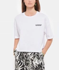 MAISON LABICHE Tee-shirt More Than Friends Coton Biologique Blanc 9 MAISON LABICHE Tee-shirt More Than Friends Coton Biologique Blanc -Boutique MAJESTIC FILATURES unnamed file 3685