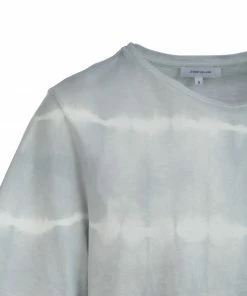 Alternative view of JEANNE VOULAND Tee-shirt Haz Coton Tie And Dye Gris