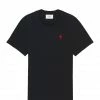 AMI PARIS Tee-shirt Unisexe Ami De Cœur Coton Biologique Noir 2 AMI PARIS Tee-shirt Unisexe Ami De Cœur Coton Biologique Noir -Boutique MAJESTIC FILATURES unnamed file 3704
