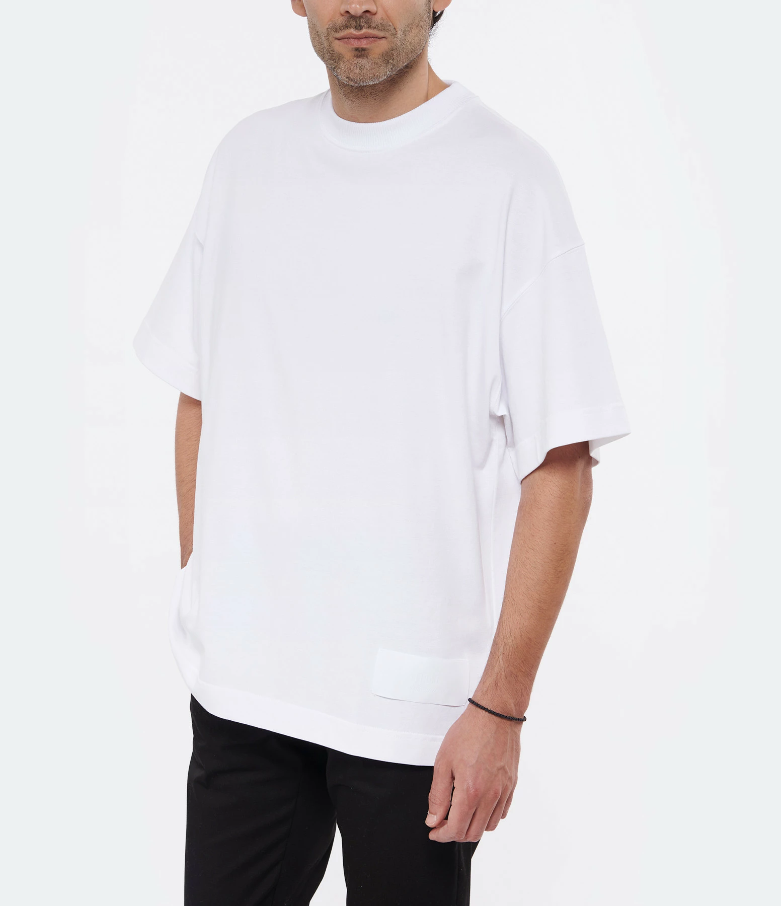 AMI PARIS Tee-shirt Unisexe Ami De Cœur Satin Coton Biologique Blanc 7 AMI PARIS Tee-shirt Unisexe Ami De Cœur Satin Coton Biologique Blanc – Image 5
