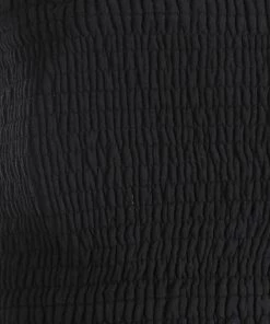 Alternative view of JEANNE VOULAND Top Hyna Bandeau Gaze De Coton Noir