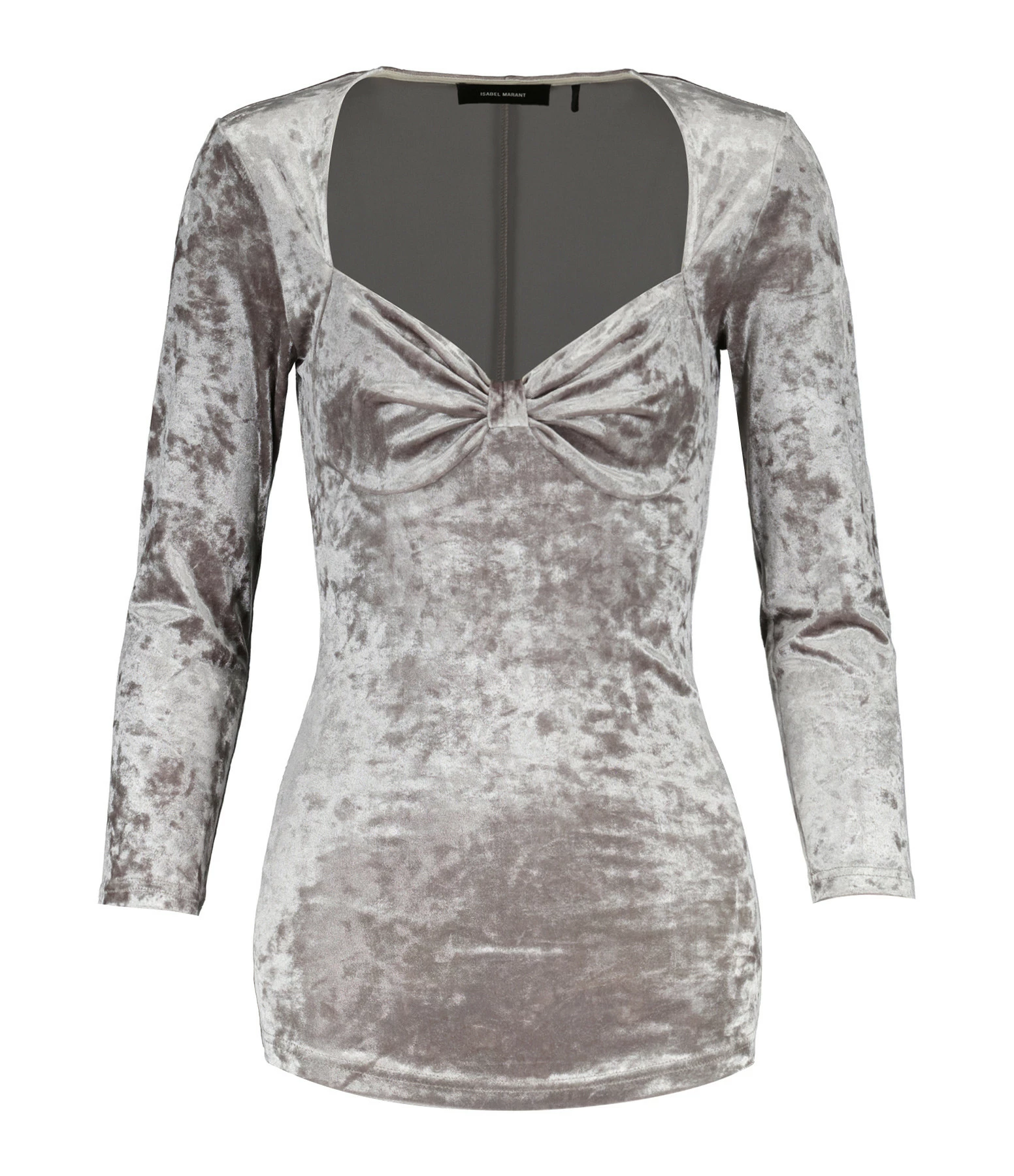 ISABEL MARANT Top Gubaia Snow Grey 3 ISABEL MARANT Top Gubaia Snow Grey
