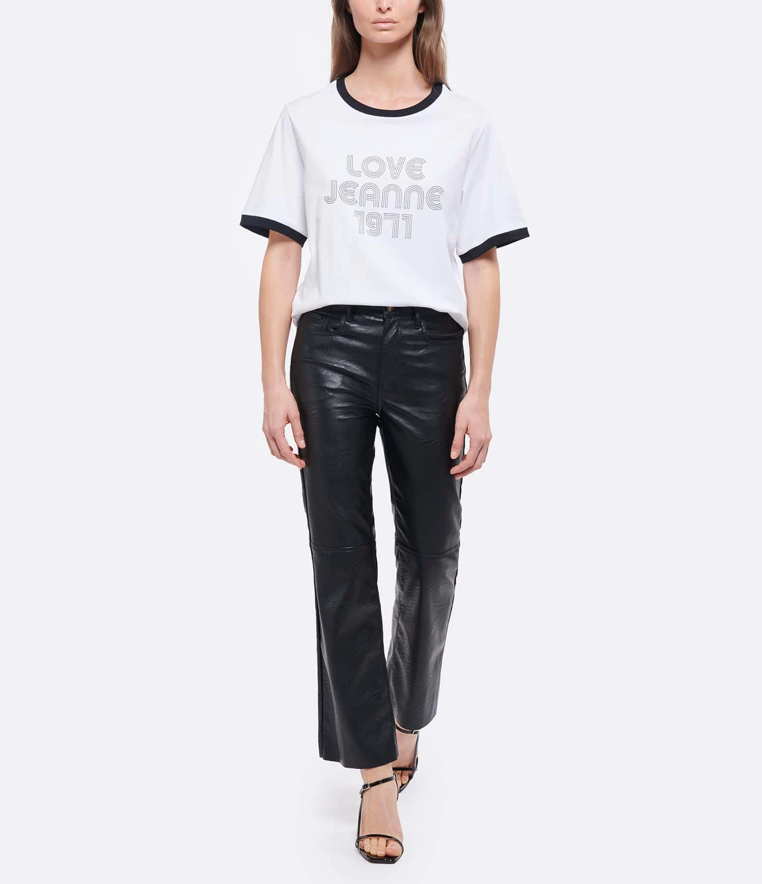 JEANNE VOULAND Tee-shirt Heno Love Jeanne Noir Blanc 6 JEANNE VOULAND Tee-shirt Heno Love Jeanne Noir Blanc – Image 4