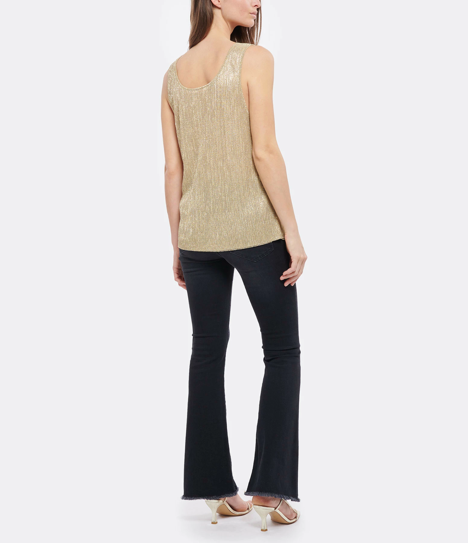 JEANNE VOULAND Top Débardeur Hace Doré 7 JEANNE VOULAND Top Débardeur Hace Doré – Image 5