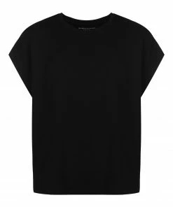 MAJESTIC FILATURES Tee-shirt Col Rond Noir