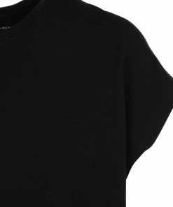 Alternative view of MAJESTIC FILATURES Tee-shirt Col Rond Noir