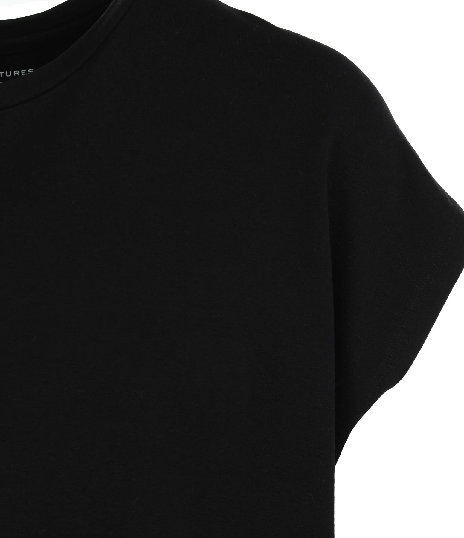 MAJESTIC FILATURES Tee-shirt Col Rond Noir 4 MAJESTIC FILATURES Tee-shirt Col Rond Noir – Image 2