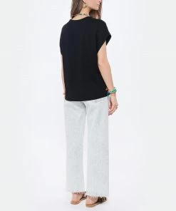 MAJESTIC FILATURES Tee-shirt Col Rond Noir 11 MAJESTIC FILATURES Tee-shirt Col Rond Noir -Boutique MAJESTIC FILATURES unnamed file 3760