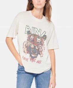 ANINE BING Tee-shirt Tiger Coton Organique Stone 9 ANINE BING Tee-shirt Tiger Coton Organique Stone -Boutique MAJESTIC FILATURES unnamed file 3767
