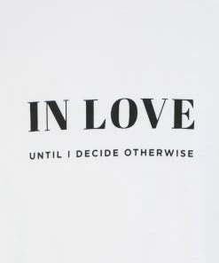 Alternative view of DEAR JULIETTE Tee-shirt In Love Coton Biologique Blanc