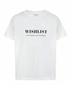 DEAR JULIETTE Tee-shirt Wishlist Coton Biologique Blanc